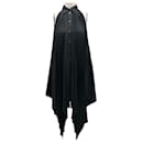 Rosetta Getty Black Pleated Shirtdress - Autre Marque