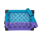 Louis Vuitton Turquoise Mesh Shoulder Bag
