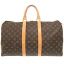 Louis Vuitton Keepall 45 Monogram Boston Bag