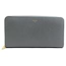 Celine Gray Leather Coin Purse - Céline