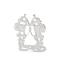 Hermes Brid de Gala Silver Scarf Ring - Hermès