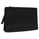 Burberrys Clutch Bag Leather Black Auth bs21884 - Autre Marque