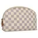LOUIS VUITTON Pochette Cosmética Damier Azur GM Pouch N23346 LV Auth 110125 - Louis Vuitton