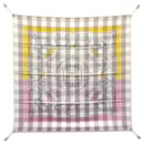 Hermes MORS ET GOURMETTS VICHY Carré Scarf - Hermès