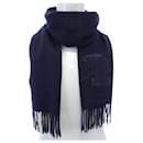 Châle en cachemire navy Hermes - Hermès