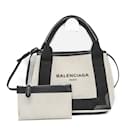 Balenciaga Navy Cabas XS Handbag