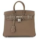 Hermes Birkin 25 Handbag in Etoupe Gray - Hermès