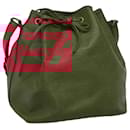 LOUIS VUITTON Epi Petit Noe Shoulder Bag Red M44107 LV Auth 104481 - Louis Vuitton