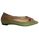 Christian Louboutin Pigalle Ballet Flats in Nude Leather