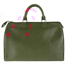Louis Vuitton Epi Speedy 30 Leather Handbag