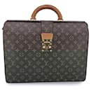 Vintage Monogram Canvas Serviette Fermoir Briefcase - Louis Vuitton