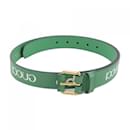 Cinto Padrão Verde Gucci