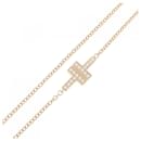 Pulseira charm de dupla corrente Tiffany T - Tiffany & Co