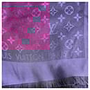 Classic Wool & Silk Foulard Purple - Louis Vuitton