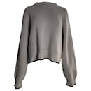  Proenza Schouler White Label Knitted Sweater in Grey Wool - Autre Marque