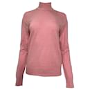  The Frankie Shop Turtleneck Sweater in Pink Cotton - Autre Marque