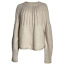 Proenza Schouler White Label Mock Neck Sweater in Cream Wool - Autre Marque