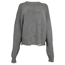 Proenza Schouler White Label Cutout Sweater in Grey Wool - Autre Marque