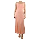 Light pink midi slip dress - size UK 10 - Autre Marque
