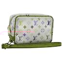 LOUIS VUITTON Monogram Multicolor Trousse Wapity Pouch White M58033 Auth 112673 - Louis Vuitton