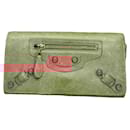 Balenciaga Pink Leather Wallet