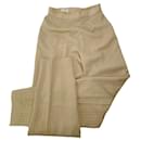 Balenciaga Beige Wool Trouser