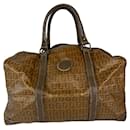 Sac à main en cuir marron Fendi Baguette