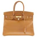 Hermes Birkin 35 Handbag Ardennes Brown - Hermès