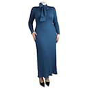 Navy blue Madeline knit maxi dress - size L - Autre Marque