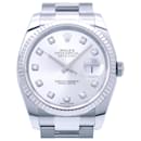 Rolex Datejust 10P Diamond Wristwatch