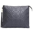 Gareth Pugh Leather Geometric Zip Wrist Clutch Bag - Autre Marque