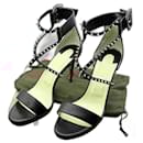 Choca Lux 100 kid black silver - Christian Louboutin