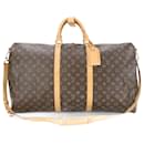 Louis Vuitton Monogram Keepall Bandouliere 60 Boston Bag