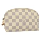 LOUIS VUITTON Pochette Cosmética PM Damier Azur N60024 LV Auth 114370 - Louis Vuitton