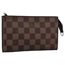 LOUIS VUITTON Damier Ebene Marais Pouch LV Auth 112249 - Louis Vuitton