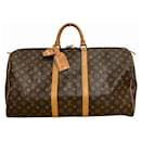 Louis Vuitton Monogram Keepall 55 M41424 Boston Bag