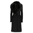 Gucci Black Wool Coat - 2000s
