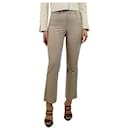 S Max Mara Stone tailored straight-leg trousers - size UK 8 - Autre Marque