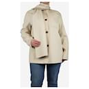 AliciaAudrey White and beige wool coat - size One Size - Autre Marque