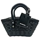 Balenciaga Bistro XXS Enamel Black Shoulder Bag