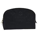 LOUIS VUITTON Empreinte Pochette Cosmetic PM Pouch Navy M69413 LV Auth 113701 - Louis Vuitton