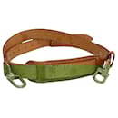 LOUIS VUITTON Adjustable Shoulder Strap Leather 36.2""-43.3"" Beige Auth 112956 - Louis Vuitton