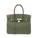 Hermes Birkin 30 Handbag in Bordeaux - Hermès