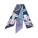 Foulard en soie Hermès Twilly Brides de Gala en Fleurs