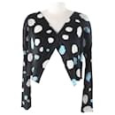PLEATS PLEASE Dot Print Cardigan Black - Autre Marque