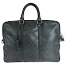 Gucci GG Imprime Gray Briefcase