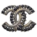 Chanel 14A Paris-Dallas Large Stone CC Ring Size US 6