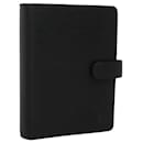 LOUIS VUITTON Epi Agenda MM Day Planner Cover Black R20042 LV Auth 113537 - Louis Vuitton