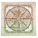 Hermes Carré 90 "AUX PAYS DES EPICES" 100% Silk Scarf in Beige - Hermès