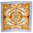 Hermes Carré 90 "Au Pays de Cocagne" 100% Silk Scarf in Blue - Hermès